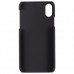 Чехол Exсellence для iPhone X, пластиковый, черный