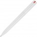 Ручка шариковая Split White Neon, белая с красным