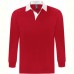 Рубашка поло мужская с длинным рукавом PACK 280 красная