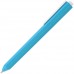 Ручка шариковая Corner, голубая с белым