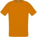Футболка унисекс SPORTY 140, оранжевый неон